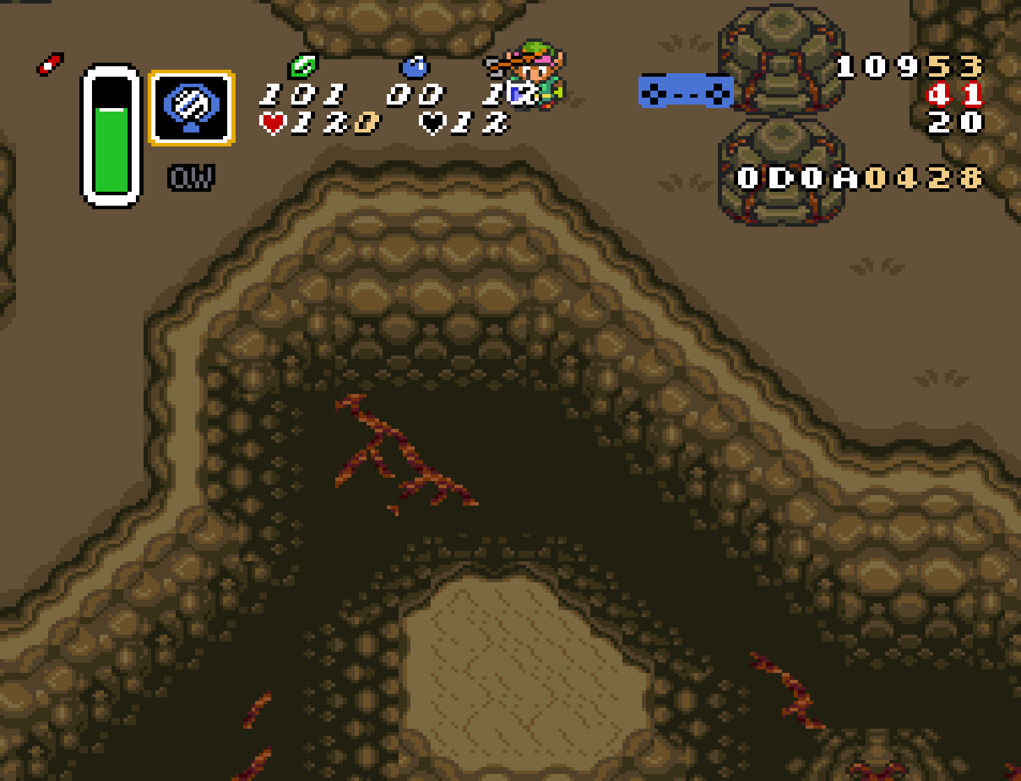 Altp Map Gloveless Hookshot Cave